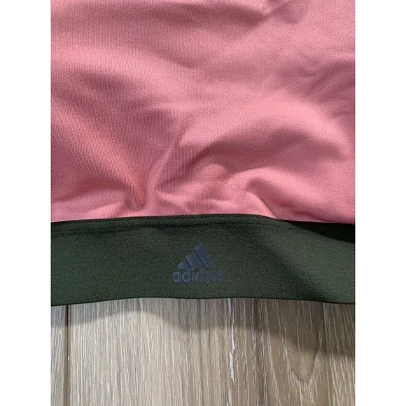Adidas Pink Padded Racerback Sports Bra Womens Small - Picture 3 of 6